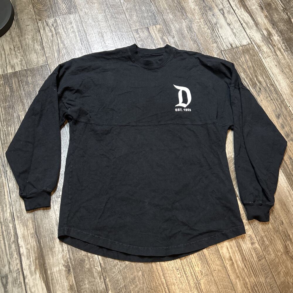 Spirit Jersey Disney Parks Adult Black White Long Sleeve Disneyland Resort XS